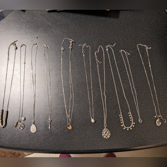 Fossil Jewelry - Fossil necklaces (lot of 10)